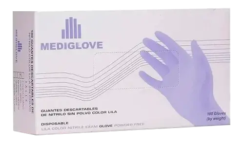 Guantes Nitrilo Violeta