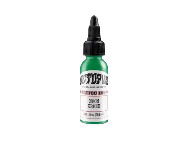 Tinta Octopus Neon Green 1 Oz
