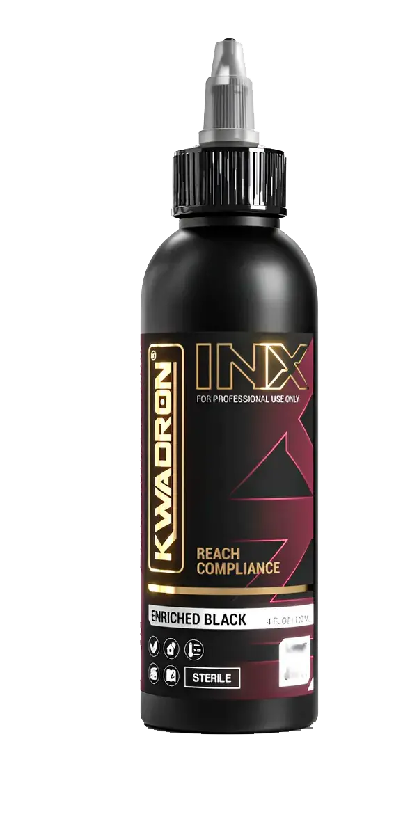Tinta Carbon Kwadron Inx Enriched Black 4 Oz