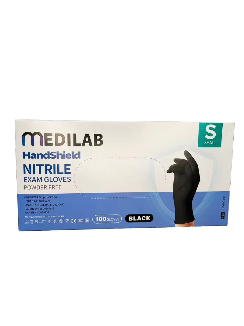 Guantes Nitrilo Negro