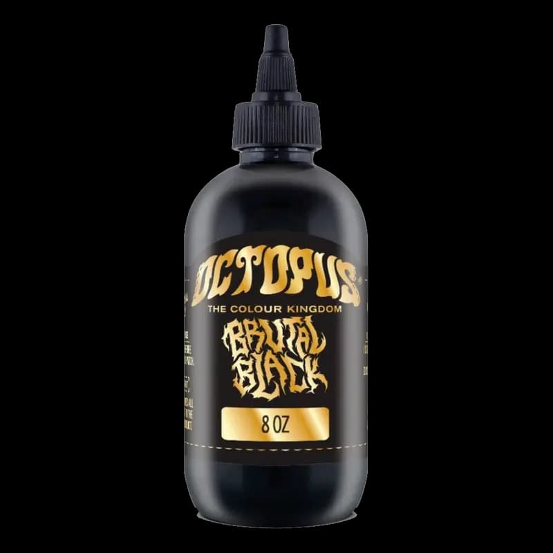Tinta Octopus Brutal Black 8 Oz