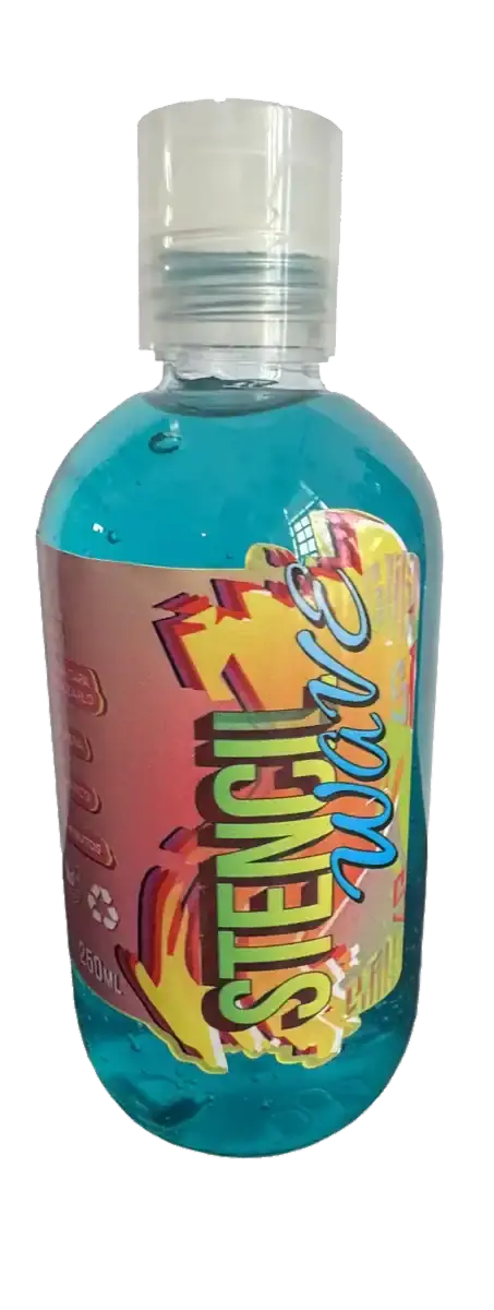 stencil wave - blue - 250ml